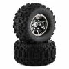 Traxxas X-Maxx Sledgehammer Pre-Mounted Tires W/17mm Hex (Black Chrome) (2)