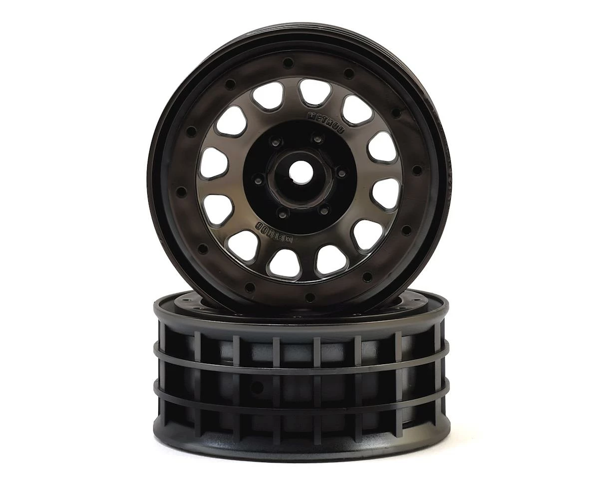 Traxxas Method 105 2.2 Beadlock Wheels (Black Chrome) (2)