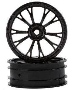 Traxxas Weld Front Drag Wheels W/12mm Hex (Gloss Black) (2)