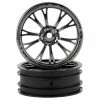 Traxxas Weld Front Drag Wheels W/12mm Hex (Black Chrome) (2)