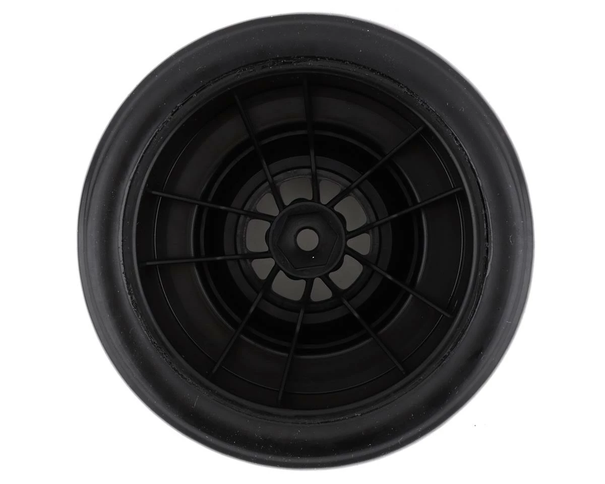 Traxxas Drag Slash Rear Pre-Mounted Tires & Weld Wheels (Black Chrome) (2) - Image 2