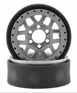 Vanquish Products KMC 1.9" XD229 Machete V2 Beadlock Crawler Wheels (Clear) (2)
