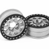 Vanquish Products Method 101 V2 1.9" Beadlock Crawler Wheels (Silver/Black) (2)