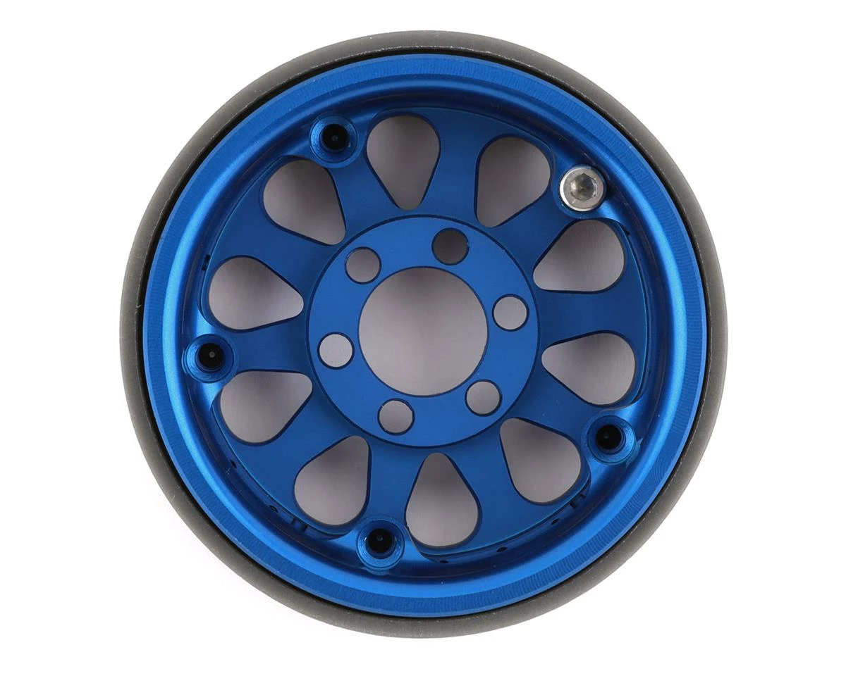 Vanquish Products Method 101 V2 1.9" Beadlock Crawler Wheels (Blue/Black) (2) 4 Vanquish Products Method 101 V2 1.9" Beadlock Crawler Wheels (Blue/Black) (2) - Image 2