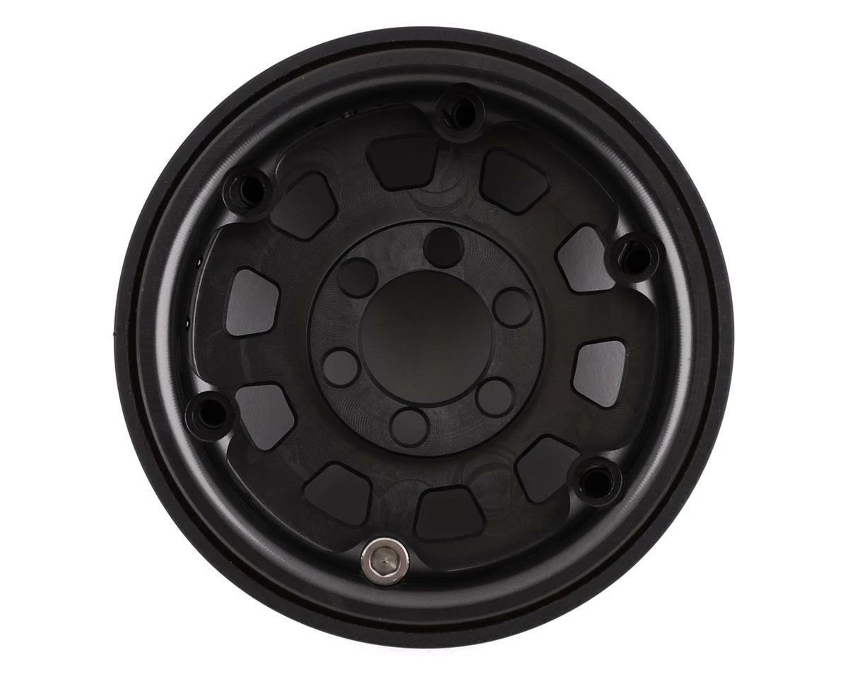 Vanquish Products KMC KM236 Tank 1.9" Beadlock Crawler Wheels (Black) (2) - Image 2