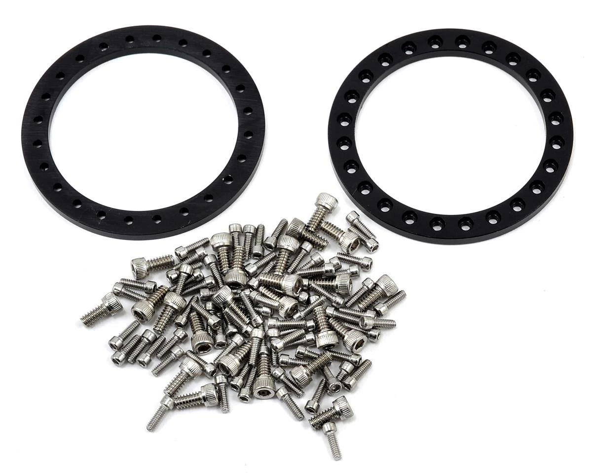 Vanquish Products KMC KM236 Tank 1.9" Beadlock Crawler Wheels (Silver) (2) 5 Vanquish Products KMC KM236 Tank 1.9" Beadlock Crawler Wheels (Silver) (2) - Image 3