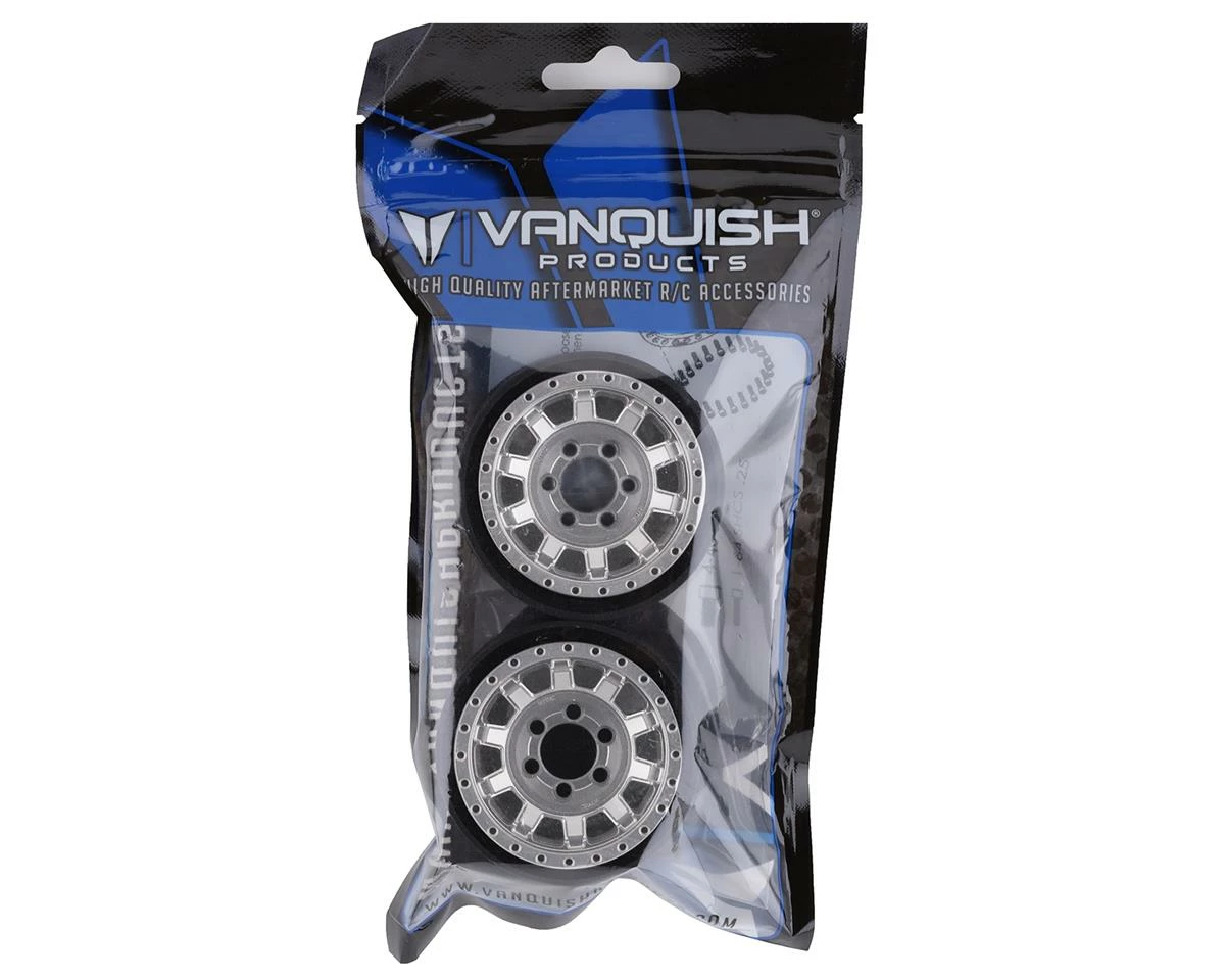 Vanquish Products KMC KM236 Tank 1.9" Beadlock Crawler Wheels (Silver) (2) 6 Vanquish Products KMC KM236 Tank 1.9" Beadlock Crawler Wheels (Silver) (2) - Image 4