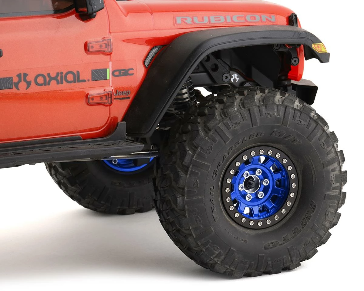 Vanquish Products KMC KM236 Tank 1.9" Beadlock Crawler Wheels (Blue) (2) - Image 5