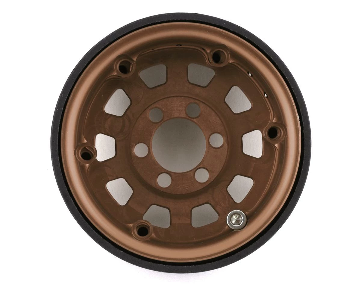 Vanquish Products KMC KM236 Tank 1.9" Beadlock Crawler Wheels (Bronze) (2) - Image 2