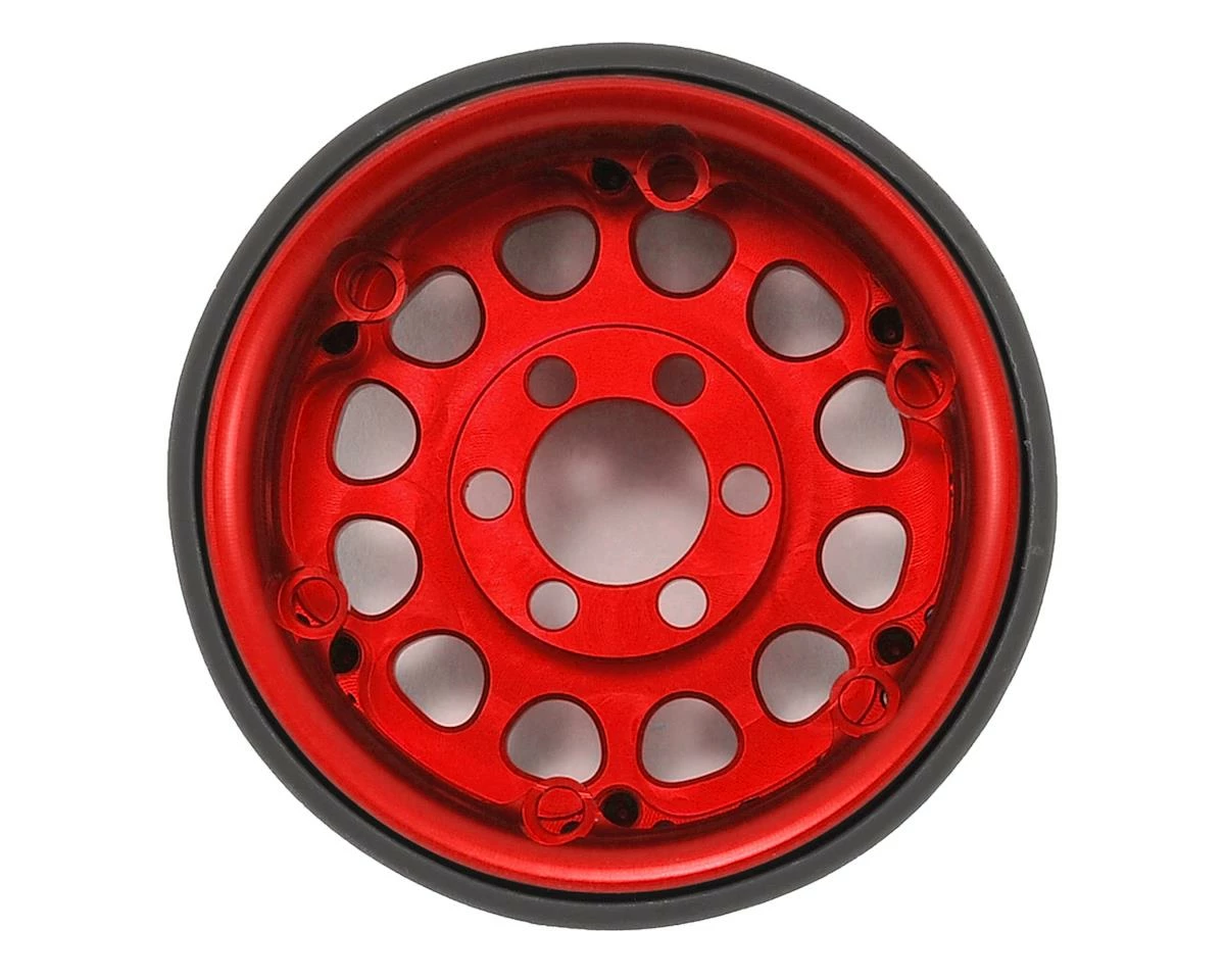 Vanquish Products Method 105 1.9" Beadlock Crawler Wheels (Red/Black) (2) - Image 2