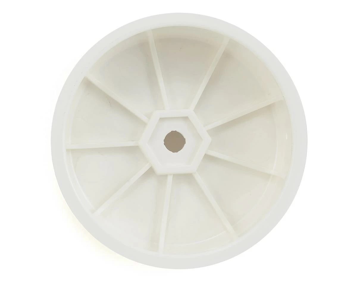 Xray 12mm Hex "Aerodisk" 2WD Front Buggy Wheels (White) (10) (XB2) - Image 2