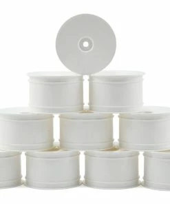 Xray 12mm Hex V2 "Aerodisk" 1/10 Rear Buggy Wheels (White) (10) (XB2/XB4)