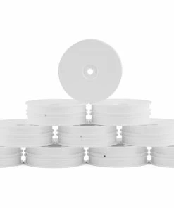 Xray Slim "Aerodisk" 2WD Front Buggy Wheels (White) (10) (XB2) W/12mm Hex