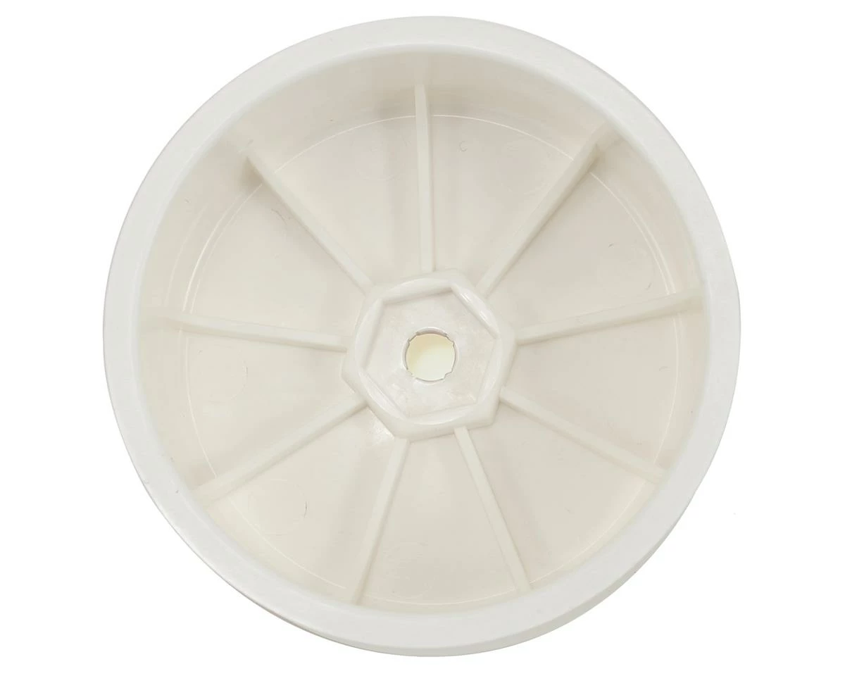 Xray 12mm Hex "Aerodisk" 4WD Front Buggy Wheels (White) (10) (XB4) - Image 2