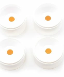 Xray 9mm Hex M18 Pro Aerodisk Rubber Tire Wheel (4) (White)