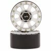 YEAH RACING 1.9" Aluminum 8-Spoke Beadlock Wheels W/12mm Hex (Silver) (2)