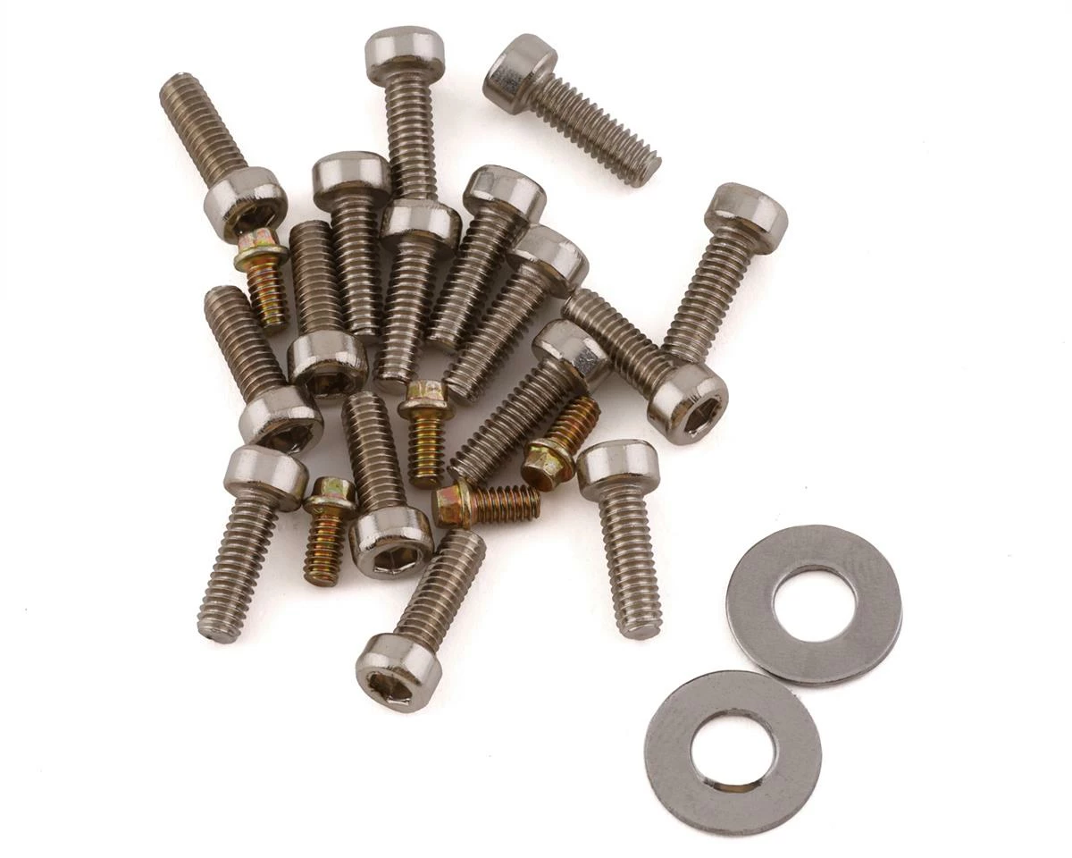 YEAH RACING 1.9" Aluminum F-RG Beadlock Wheels W/12mm Hex (Black/Blue) (2) - Image 3