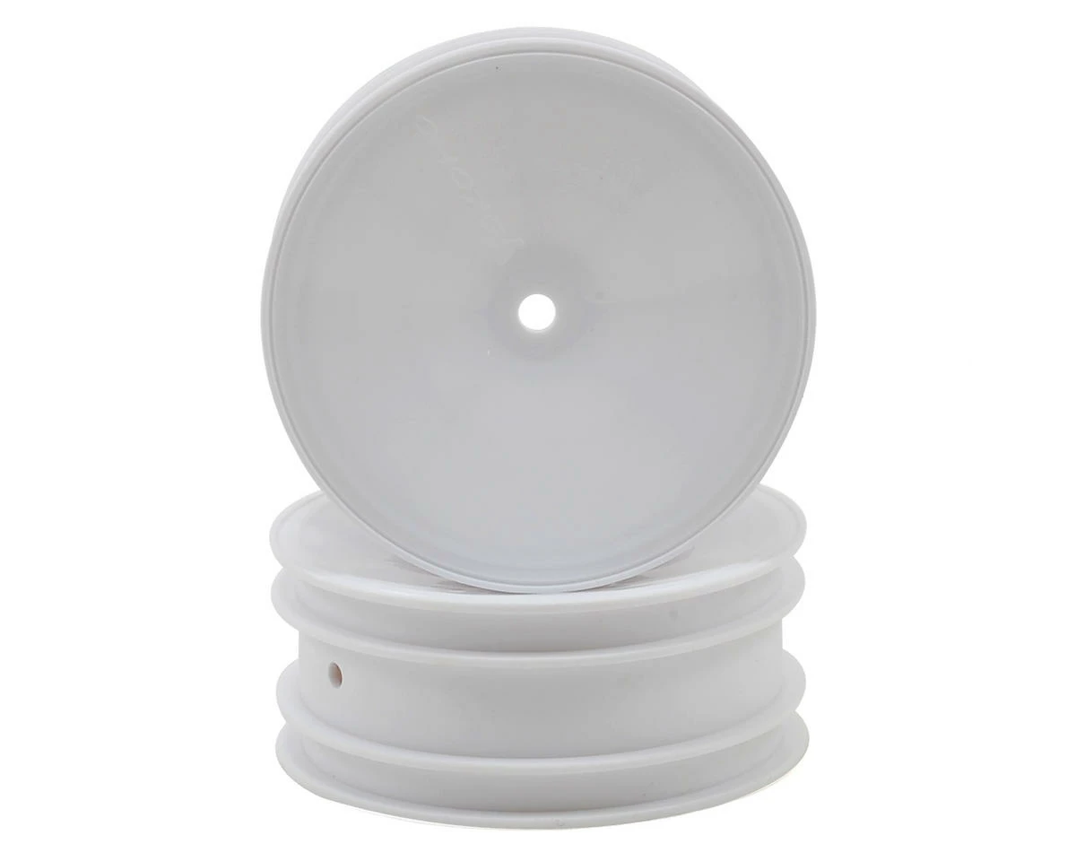 Yokomo 12mm Hex 2WD Front Buggy Wheels (White) (2) (YZ-2/B-MAX2)