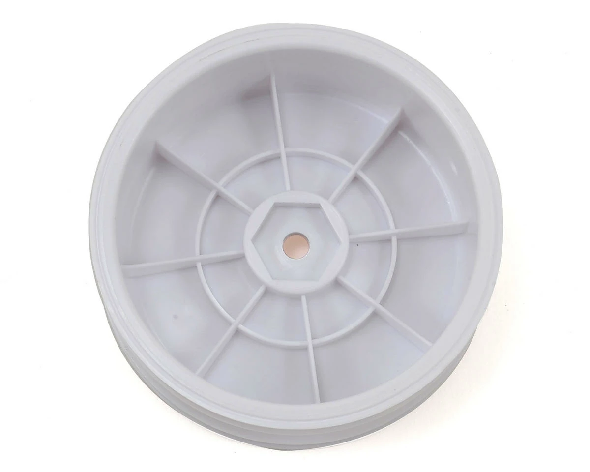Yokomo 12mm Hex 2WD Front Buggy Wheels (White) (2) (YZ-2/B-MAX2) - Image 2