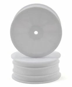 Yokomo 12mm Hex 1/10 4WD Front Buggy Wheels (White) (2) (YZ-4/B-MAX4)