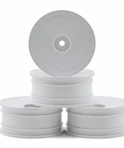 Yokomo 12mm Hex Precision 1/10 Touring Car Wheels (Medium Narrow) (4) (White)