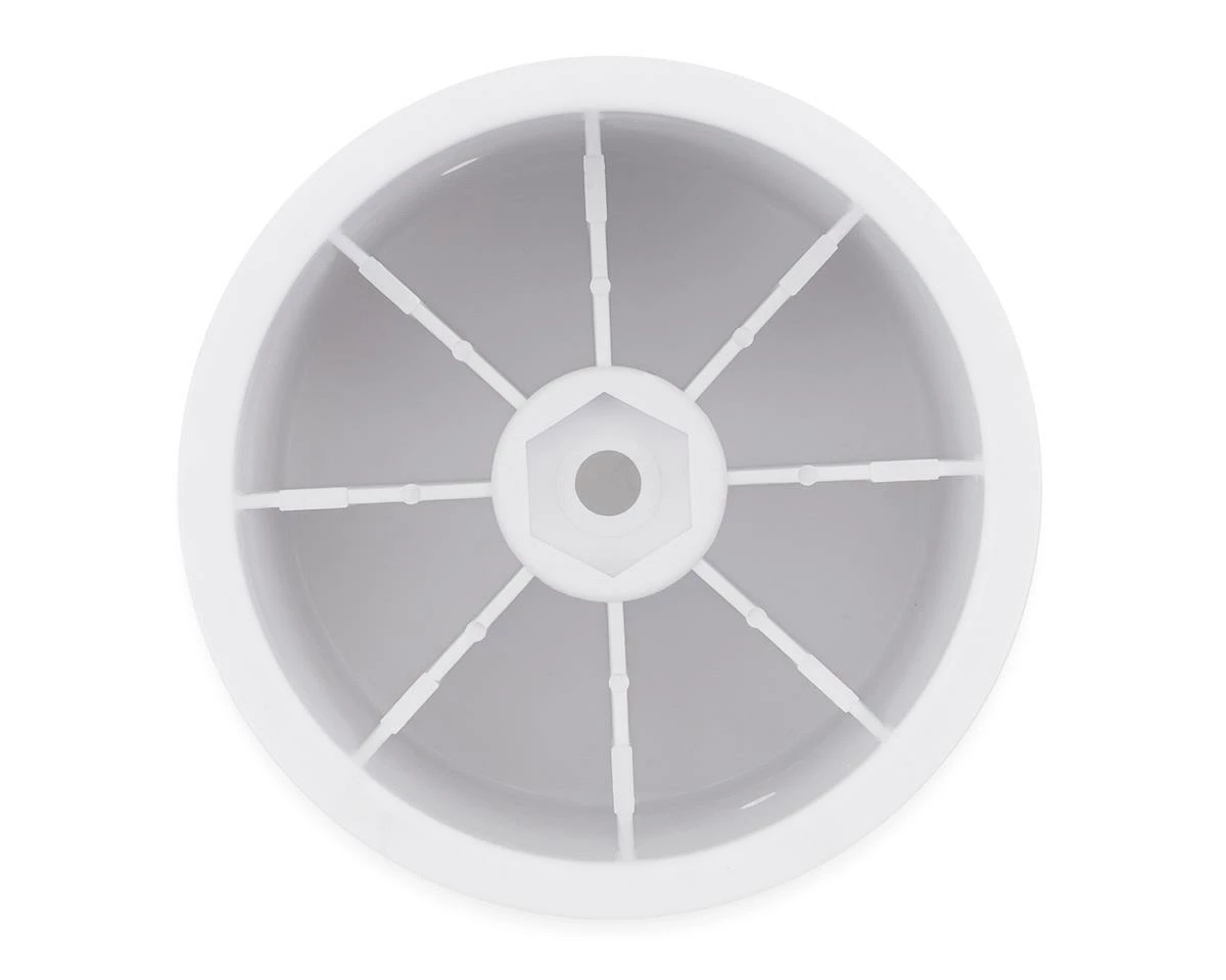 Yokomo 12mm Hex YZ-2T 2.2" 1/10 Stadium Truck Wheels (White) (2) - Image 2