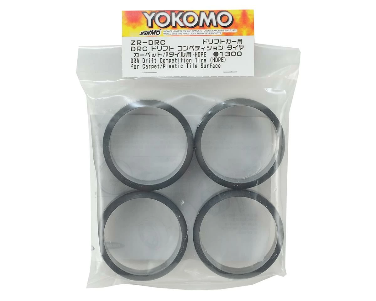 Yokomo DRC Competition Drift Tire (4) (for Carpet Surface) 4 Yokomo DRC Competition Drift Tire (4) (for Carpet Surface) - Image 2